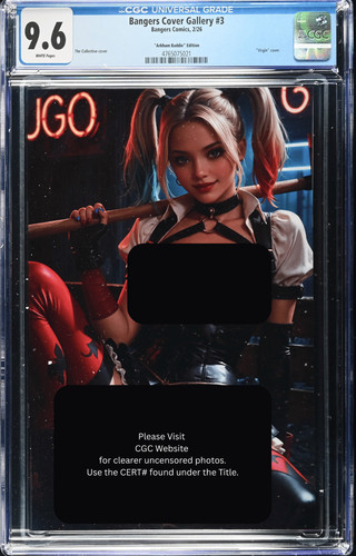 2026 Bangers Comics Arkham Harley Cosplay VIRGIN Full Chase LE 100 ** CGC 9.6