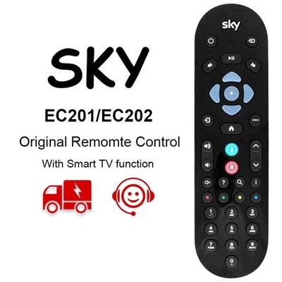 Original SKY Q Sprachfernbedienung - Kompatibel mit Sky Q 1TB oder 2TB Box