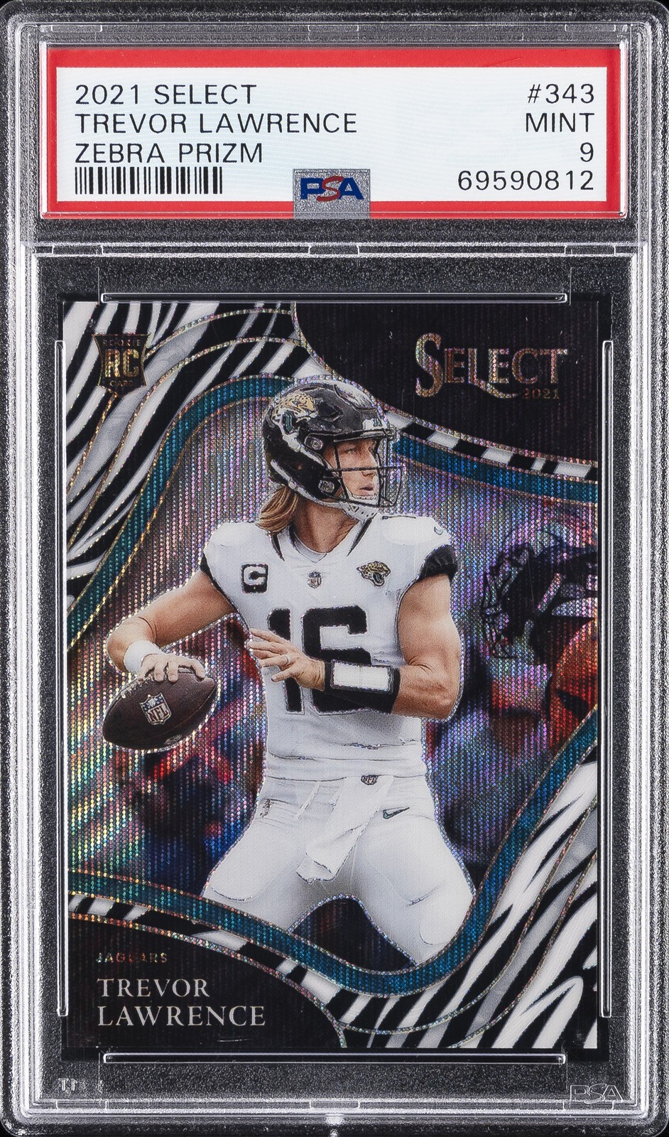 Trevor Lawrence Zebra #343