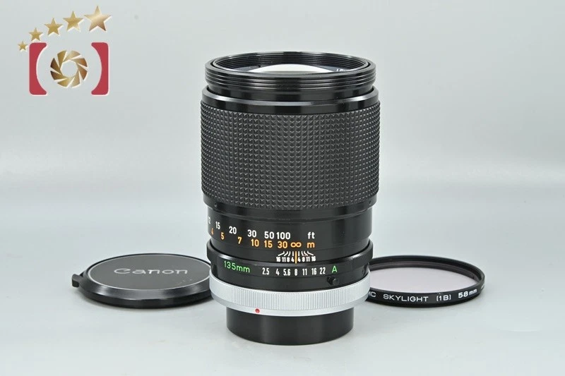 Canon FD Camera Lenses 135mm Focal f/2.5 Maximum Aperture for sale