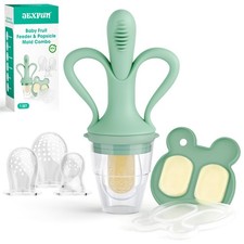 Baby Fruit Feeder  Breastmilk Popsicle Mold Set, Silicone Food Feeder Pacifi...