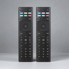 2 x XRT136 for Vizio Smart TV Remote Control w Vudu Amazon iheart Netflix 6 Keys