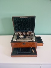 Antique Georgian Vanity Box Pollard Oak With Hiden Compartments