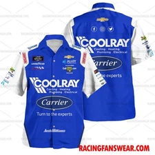 Josh Williams Nascar 2023 Racing Uniform Apparel Clothes Hawaiian  Shirts