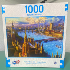 Sure-Lox 1000pc London Landscape Jigsaw Puzzle Interlocking Cardboard 12 03050