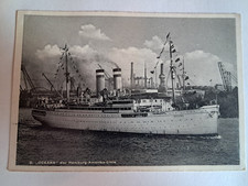 Postcard Ships - Steamer OCEANA Hamburg America Line - 1913