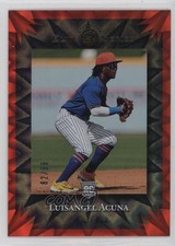 2025 Panini Donruss Elite Series Red Xplosion 82/99 Luisangel Acuna #18 16tx