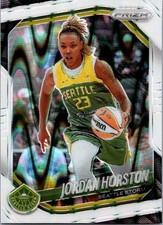 Jordan Horston 2025 Panini Prizm WNBA White Seismic #37 Seattle Storm