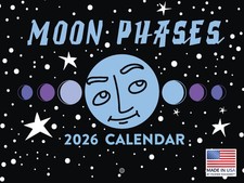 Moon Phases Calendar 2026 Wall