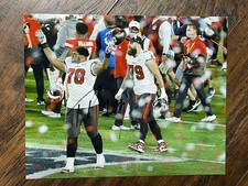 Tristan Wirfs Signed Tampa Bay Buccaneers Football 8x10 Photo Super Bowl Iowa