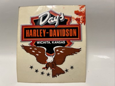 Day s Harley-Davidson Dealership, Wichita Kansas decal nostalgic vintage Rare 3 