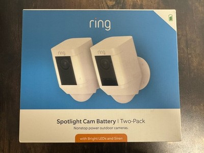 Ring Spotlight Cam Battery - Two Pack - White