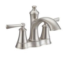 PROFLO PFWSC5840ZBN brushed nickel, 4-inch centerset bathroom sink faucet