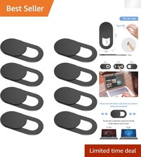 8 Pack Ultra-Thin Webcam Cover Slides - Easy Installation  Strong Adhesive