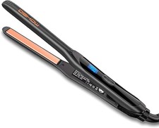 1/2 Inch Flat Iron Hair Straightener Tourmaline Ceramic 6 Temp Dual Voltage B...