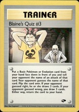 Blaine's Quiz #3 - Gym Challenge - 112/132 - Uncommon Unlimited on eBay