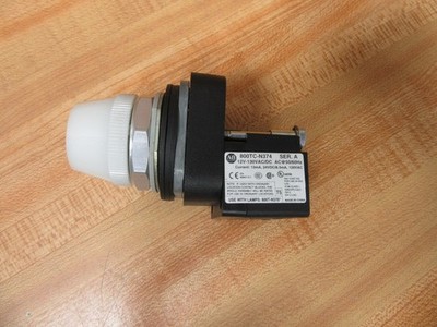 Allen Bradley 800T-QH24W Pilot Light 800TQH24W W/800T-N374