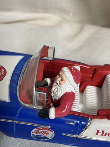 Vintage Liberty Classics Santa's 1955 Chevy Convertible Die-Cast Bank Pepsi 1/25 - Picture 15 of 19