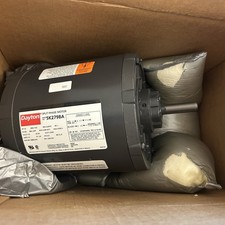 NEW DAYTON SPLIT PHASE MOTOR HP: 1/4, RPM: 1725, VOLTS: 115, AMPS: 5.4 5K279BA