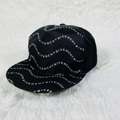 Casquette de baseball noire achats imprimée logo Givenchy 55 cm réglable coton/nylon/acrylique