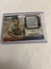 2021 Topps - Topps 70th Anniversary Manufactured Logo Patches Series 2 Duke...