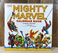 Mighty Marvel Calendar Book: A Visual History by Chris Ryall Hardcover Excellent
