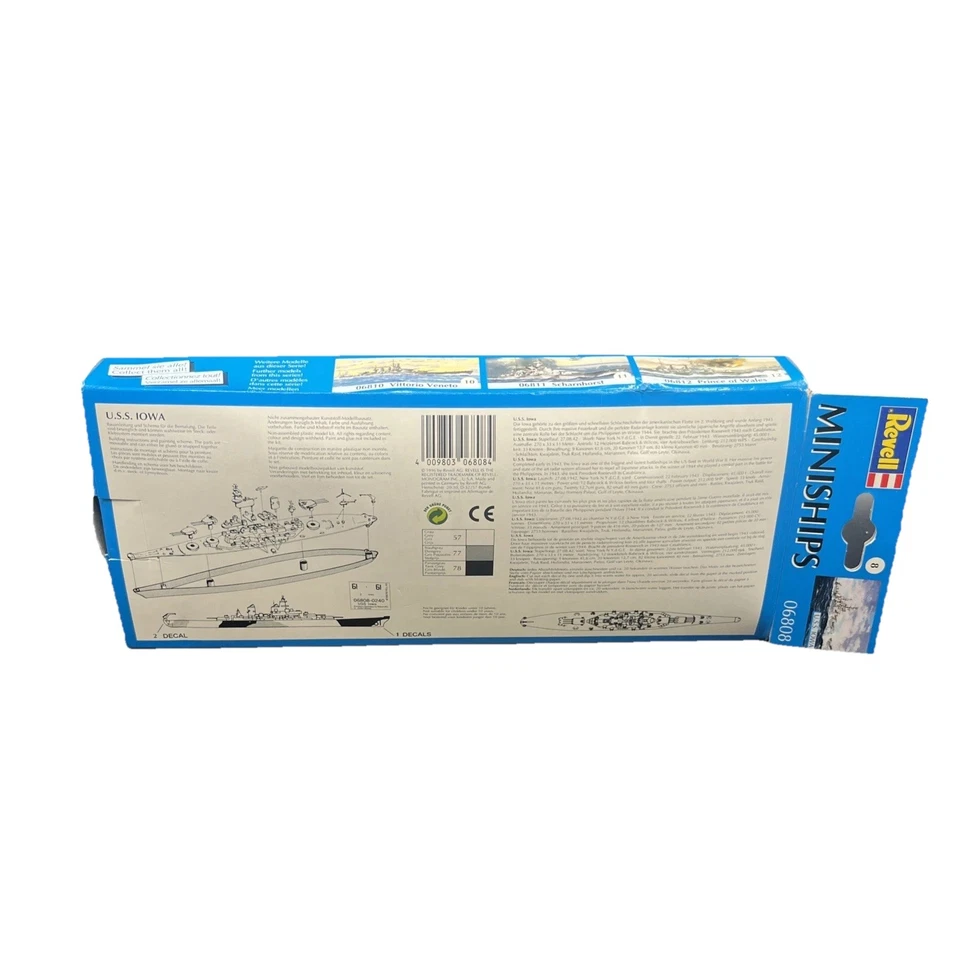 Revell Miniships 1:1200 N.8,9,10&12 Neu (geöffnet) Vollständig ✅ - Bild 3 von 4