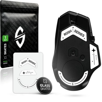 RUSH Glas Mausfüße (1x Set) für Logitech G502 X Plus,Lightspeed - Skates, Glides