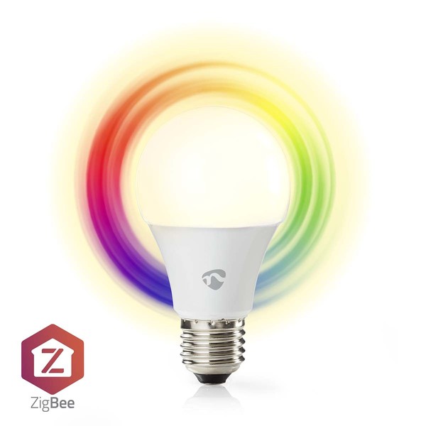 Smartlife Zigbee E27 Smarte GlüHbirne Dimmbar VollfäRbige RGB Nedis ZBLC10E27-image