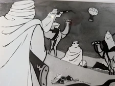 1977 CBS Television 8x10 Press Glossy-Animation 5 Weeks in a Balloon" w/captions