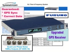 Symmetricom XLi OCXO UPGRADED GPS 10MHz LPN Oscillator NTP Time Server IRIG-B