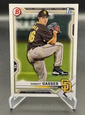 2021 Bowman Draft - Robert Gasser 1st Bowman #BD-135 - San Diego Padres
