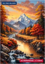 Diamond Painting Kits for Adults, Sunset 5D DIY Diamond Art Kits Full Drill