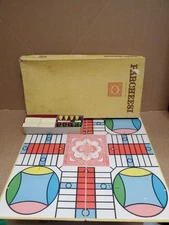Vintage 1975 Selchow & Righter PARCHEESI Royal Game of India Board Game Complete