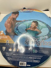 TODDLER SwimWays Spring Float POOL Seat age 2-4 yr Nonstick Fabric Step2.