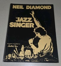 Vintage NEIL DIAMOND THE JAZZ SINGER FULL ALBUM Piano Sheet Music Song Book 1981