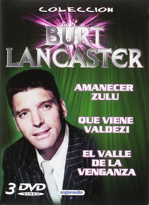 Burt Lancaster 3 DVD Amanecer Zulu + Que Viene Valdez + El Valle de la Venganza
