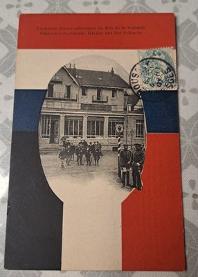 AK AK Deutsch-Französische Grenze am Col de Schlucht Deutsch-Französische