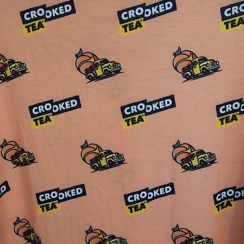 NWOT Crooked Tea Merch Mens 2XL SLIM-FIT Cheeks Polo Shirt Peach Golf ...