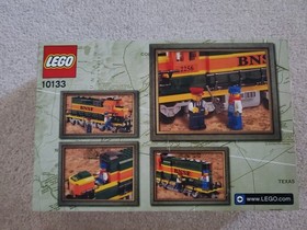 LEGO Train Set: 10133 Santa Fe/  Burlington Northern BNSF GP-38 Locomotive /NEW