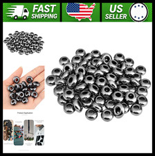 Hematite Large Hole 6mm Rondelle Beads Pack of 20