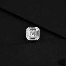 Certified 4 CT Natural D Color Asscher Cut VVS1 Clarity Lab Grown CVD Diamond