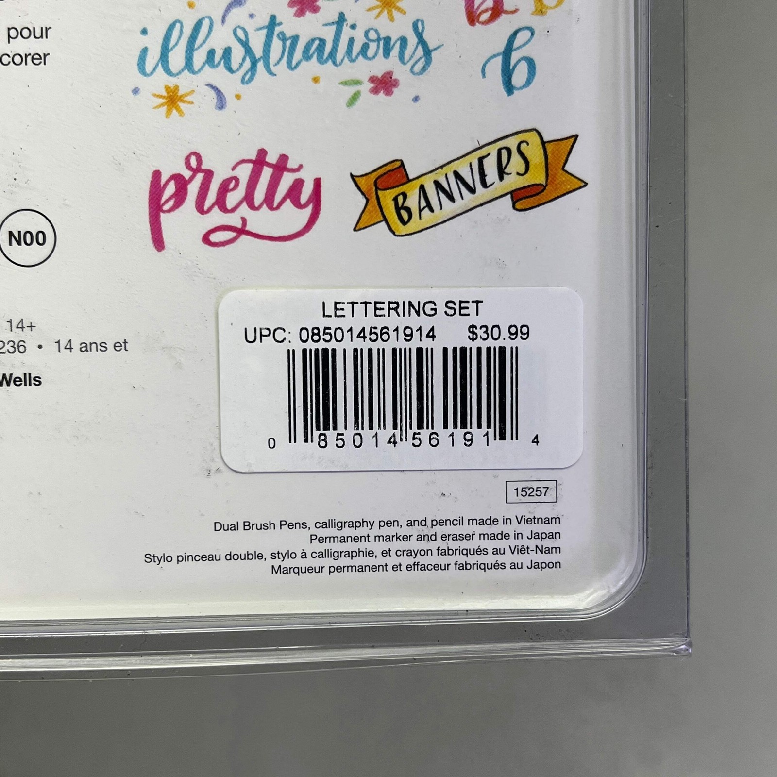 TOMBOW Updated &ldquo;Lettering In Color&rdquo; Set For Lettering Design 10 Piece 15257