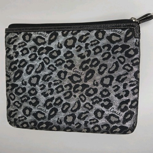 Coach Ocelot Metallic Leopard Animal Print Universal Tablet Sleeve Cover Case