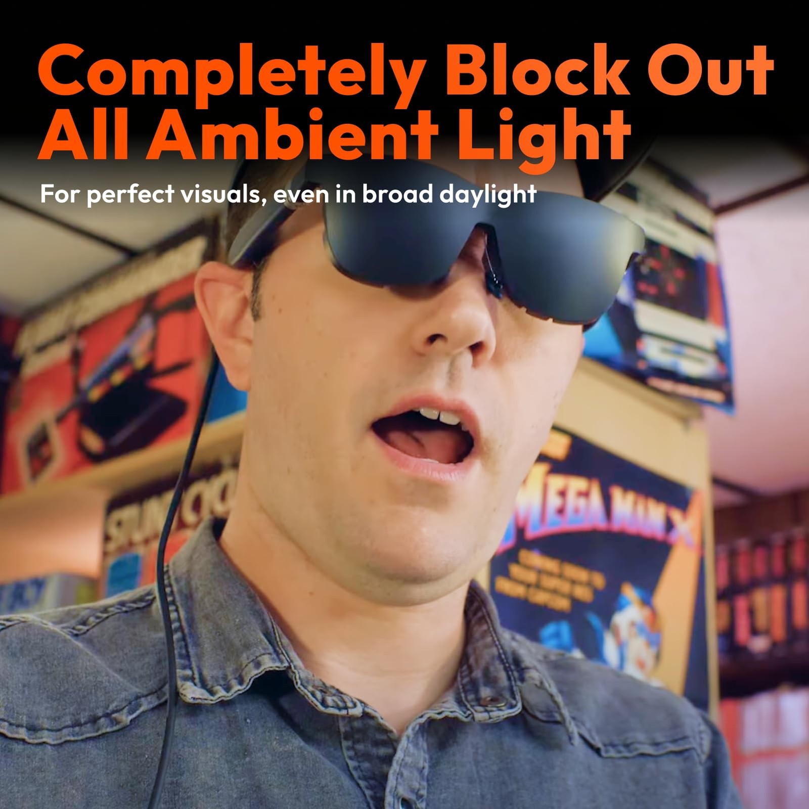 VITURE Pro/One/One Lite XR Glasses Lens Shade, Block Out All Ambient Light, E...