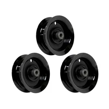 Jeremywell 3 Pack 106-2175 Flat Idler Pulley Fits Exmark Lawn Boy Toro-USED