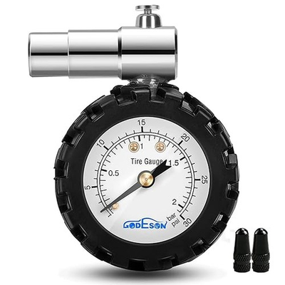 #ad Presta Valve Tire Pressure Gauge with Size: 30psi 2bar $21.99