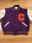 Clemson Tigers Athlete Issued Varsity Letter Letterman Jacket Rare Exclusive