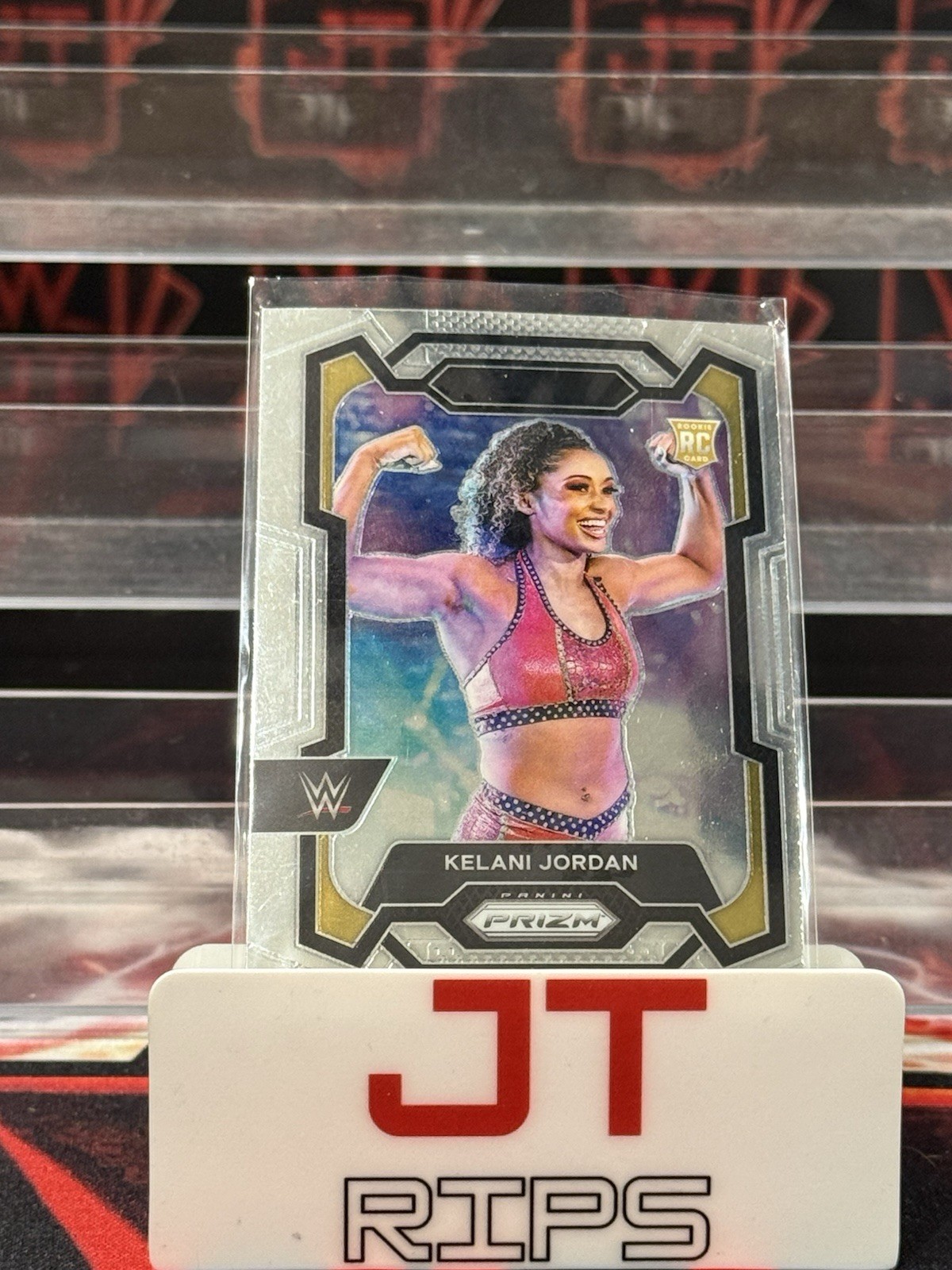 2024 Panini Prizm WWE - #127 Kelani Jordan Rookie Trading Card NXT