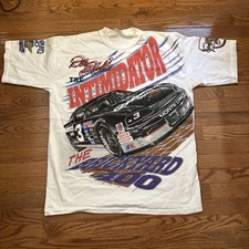Vintage NASCAR Dale Earnhardt The Intimidator Brickyard 400 XL T-Shirt USA